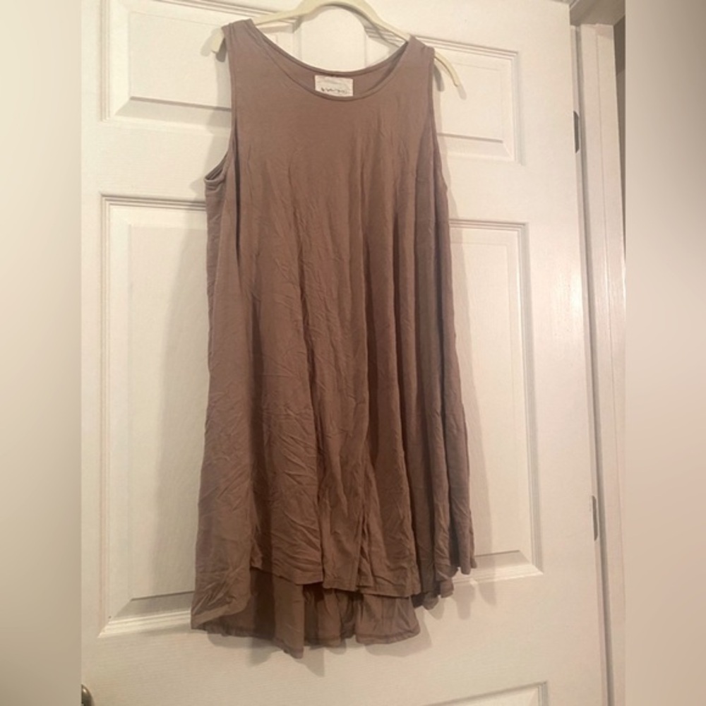 Brown Tank Dress